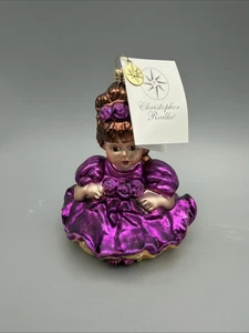 Christopher Radko Marie Osmond Amaya Puppe mundgeblasenes Glas Weihnachtsschmuck LESEN - Bild 1 von 8