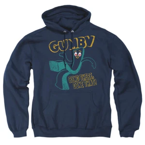 Gumby "Bend There" Pullover Hoodie, Sweatshirt or Long Sleeve T-Shirt - Picture 1 of 10