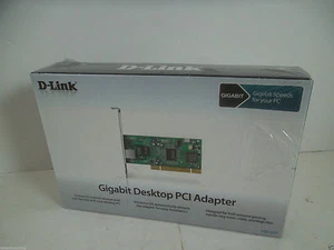 D-Link Gigabit PCI Ethernet Adapter RJ-45 32-Bit Bus Master DGE-530T SEALED NEW - Picture 1 of 10