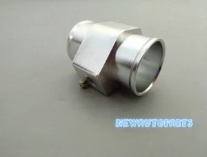 36mm Water Temp Temperature Joint Pipe Sensor Gauge Radiator Hose Adapter Silver - Picture 1 of 8