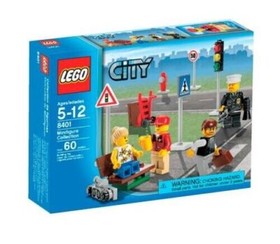 LEGO 8401 Minifigures and Road Signs - NEW & SEALED