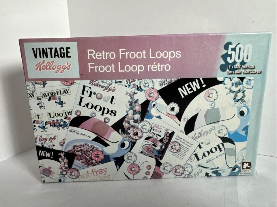 Karmin 550pc Vintage Kellogg's Through The Years Puzzle Jigsaw