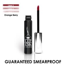 LIP INK Organic Vegan Smearproof Liquid Lipstick - Orange Berry