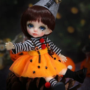 Nuevo 1/8 Hecho a Mano Resina BJD SD Rótula Muñeca Mujeres Niña Regalo Primavera 6" Juego Completo - Imagen 1 de 10