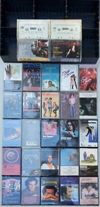 1970's & 80's Cassette Tape Lot of 29 Movie TV Soundtracks Best of Albums w/Case - Picture 1 of 7