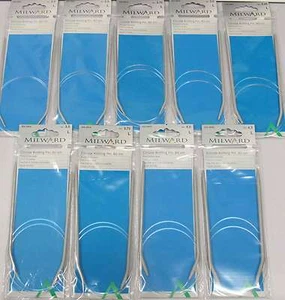 MILWARD ALUMINIUM RUNDSTRICKNADELN 80cm - GRÖSSEN 2,0 - 10,0 mm - Bild 1 von 18