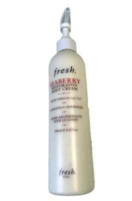 Crema corporal restauradora Fresh Seaberry 240 ml/8,12 oz bomba nueva Foto 1 de 4