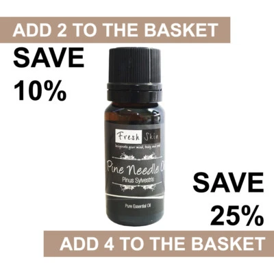 FRESHSKIN Pine Needle Essential Oil 10ml - 100% Pure & Natural Essential Oils