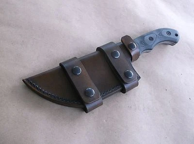 TOM BROWN TRACKER T1 TBT-010 CUSTOM LEATHER SHEATH(SHEATH ONLY) READ DESCRIPTION