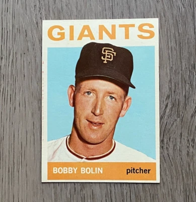 MLB Topps Baseball 1964 | Bobby Bolin | #374 | San Francisco Giants Foto 1 de 4