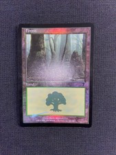 Forest 329 - Foil Played MTG Seventh 7th Edition Magic