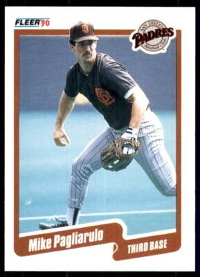 1990 Fleer #163 Mike Pagliarulo - Image 1 of 2