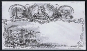 Sobre de propaganda muy fino de San Valentín Hermandad Universal Estado One 1850 - Imagen 1 de 2
