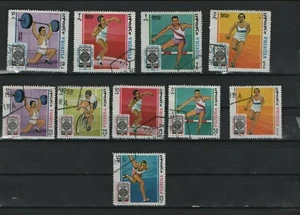 Olymic Games México 1968 juego Fujeira pequeño y gran formato - Imagen 1 de 1