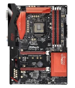 Placa base ASRock Fatal1ty Z170 para juegos K4 Intel Z170 zócalo ATX 1151 #39419 - Imagen 1 de 2