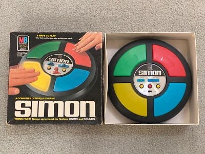 De colección 1978 Milton Bradley Electronic Simon Juego Probado Funciona (Leer) Foto 1 de 4
