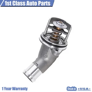 Engine Coolant Thermostat W/ Housing For 2002-2006 Audi A4 A6 Quattro 3.0L V6 - Picture 1 of 6