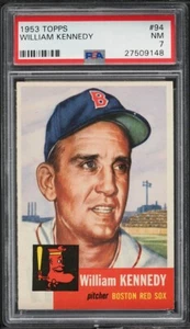 1953 Topps #94 William Kennedy PSA 7 Red Sox - Bild 1 von 2