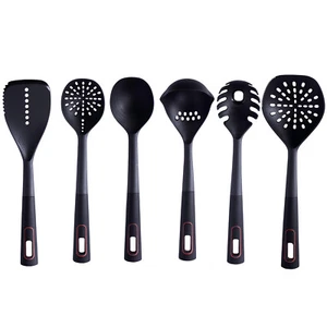 AVANTI 6pc set Slotted Turner/ Slotted Spoon/ Spoon/ Ladle/ Pasta Server/Skimmer - Picture 1 of 8