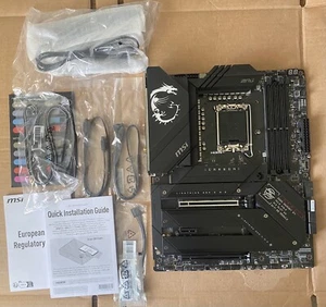 MSI MPG Z790 CARBON WiFi LGA 1700 ATX Intel Motherboard (LATEST BIOS - 7D89v1E) - Photo 1/9