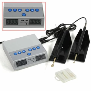 Dental Electric Thin Wax Carving Knife Unit Double Pencil Pen & 6 Waxer Tips USA - Picture 1 of 10