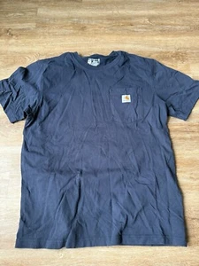 Carhartt Men’s M Loose Fit Dark Navy Blue T Shirt - Picture 1 of 3