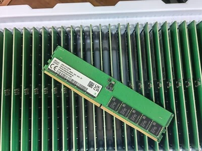 SK Hynix 32GB DDR5 5600 ECC EC4 UDIMM RAM 2Rx8 PC5-5600B-EE0 HMCG88AGBEA084N - Image 1 of 3