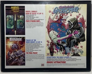 Marvel Spider Gwen Ghost Spider Comic Wall Art Framed 11”x 14” - Picture 1 of 4