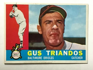 1960 Topps Baseball Card #60 Gus Triandos Baltimore Orioles EXMINT - Picture 1 of 2