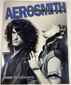 AEROSMITH The Fall and Rise of BOOK Putterford 1991 Steven Tyler Joe Perry - Imagen 1 de 3