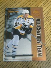 1999 00 Upper Deck Century All-Century #AC 7 Mario Lemieux - Penguins - Foil ZH2