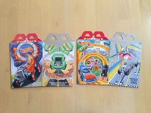 1995 McDonald's Happy Meal Box, Hot Wheels, Set of 2 - Picture 1 of 2