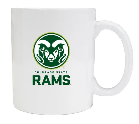 Colorado State Rams Coffee Mug-NCAA White Ceramic Mug Set 2 Pack Cover