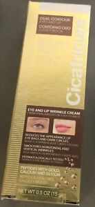 NEW Cicatricure Gold Lift Dual Contour Eyes and Lip Wrinkle Cream 0.5oz (i2)