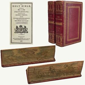 1811 King James Bible with Fore-Edge Paintings on Large Paper - Limited Edition