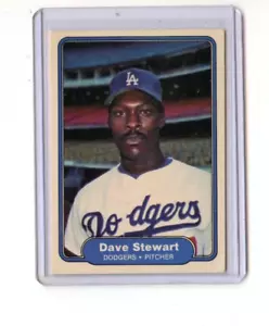 1982 Fleer Dave Stewart RC Los Angeles Dodgers #24 ⭐️💥🎯 EX - Picture 1 of 2