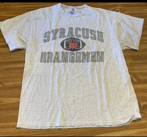 T-Shirt Siracusa Orangemen Mascotte Logo Grande Y2K MV Sport Università - Foto 1 di 5