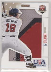 2014 Panini USA Baseball Box Set Jumbo Jerseys Prime /25 DJ Stewart #5