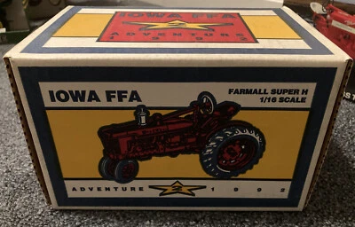 HARD TO FIND!  1992 Iowa FFA Adventure Series 2nd Edition. Farmall Super H 1/16 - Image 1 of 4