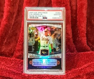 CAL RIPKEN JR 2007 UD SPECTRUM #CR82 ROAD TO THE HALL PSA 10 🔥Orioles (POP 4)