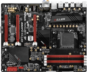 ASRock Fatal1ty 990FX Killer Socket AM3+ Motherboard AMD 990FX DDR3 ATX USB3.1 - Picture 1 of 4
