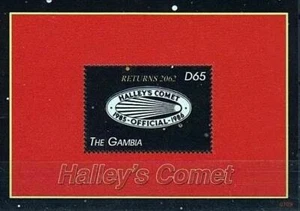 GAMBIA 2007 HALLEY ́S COMET (OFFICIAL EMBLEM) S/S MNH ** ASTRONOMIE & WELTRAUM - Bild 1 von 1