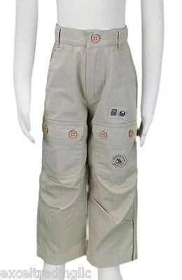 Pantalones cargo JACADI para niño mapa camel con brújula talla: 4 años nuevos con etiquetas $62 Foto 1 de 4