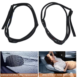 2 Rear Doors Rubber Weather Strip Seals for Nissan SENTRA 13-19 82831-3RA0A-A11 - Picture 1 of 11