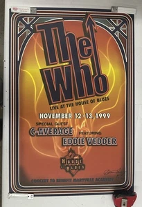 Póster firmado ** The Who - House of Blues - Imagen 1 de 3