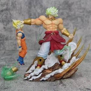 Dragon Ball Z Broly Vs Goku Son Goku Statue Figur Geschenk Sammlerstück Anime ohne Box - Bild 1 von 4