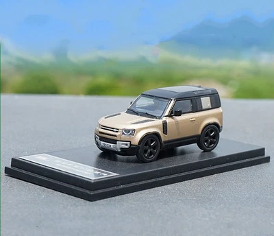 Land Rover Escala 1/64 NUEVO Defender Oro Diecast Coche Modelo Juguete Colección NUEVO Foto 1 de 4