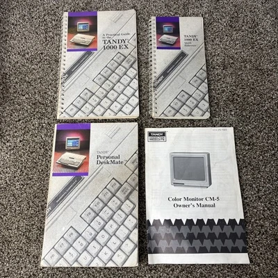 Tandy 1000 EX User Reference Guide Lot - Image 1 of 4