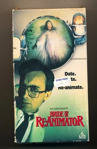 H.P. Lovecraft's Bride of Re-Animator Vintage US VHS Home Video Brian Yuzna 1990 - Picture 1 of 4