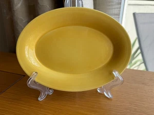 Royal Copenhagen Ursula ovaler Teller gelb Nr 085 21 cm x 15,5 cm - Bild 1 von 6